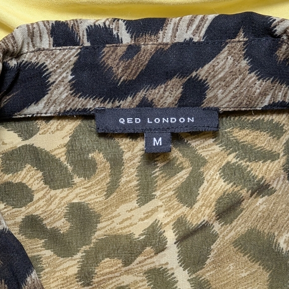 Leopard Print Sheer Blouse - Picture 11 of 12